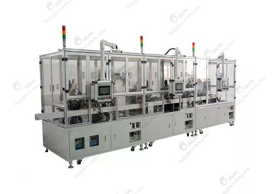 Automatic Li Ion Battery Research Cylinder Cell Assembly Line All In One Machine