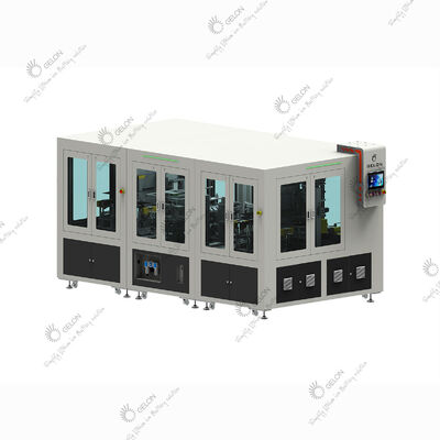 Automatic Dual-Station Z-Fold Stacking Machine with CCD Vision Positioning for High-Speed Lithium Battery Assembly