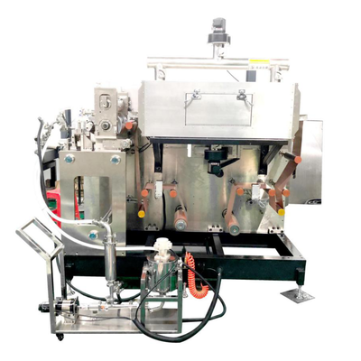 LAB-SCALE SLOT DIE EXTRUSION COATER FOR BATTERY ELECTRODE R&D
