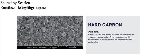 Hard Carbon Sodium Ion Battery Anode Active Material AAM Powder with 300mAh/g Capacity and 85% ICE for Excellent Cycle Stability