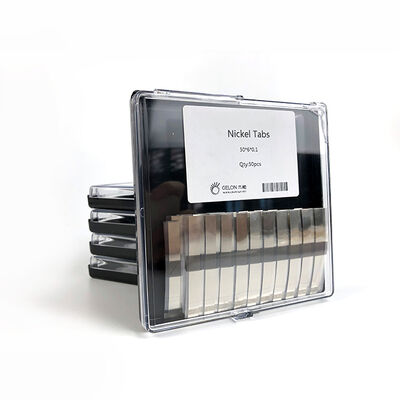 Battery Grade Aluminum Tab Nickel Tab Nickel Plated Copper Ni Al Composite Tab With Adhesive Tape Lithium Ion Battery Accessory