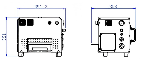 GN HS200 Top and Side Sealing Machine for Pouch Lithium Battery Aluminum Laminated Film Heat Sealing