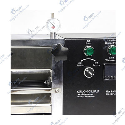 Battery Electrode Hot Rolling Press Machine 100mm Width For Battery Manufacturing Research Machine