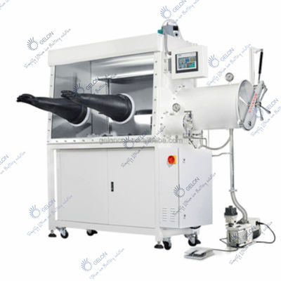 Stainless Steel Single Working Station Glove Box with PLC Control System for Battery Production Equipment H2O O2 less than 1ppm