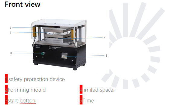 Pouch Cell Equipment Manual Desktop Aluminum Laminated Films Forming Machine