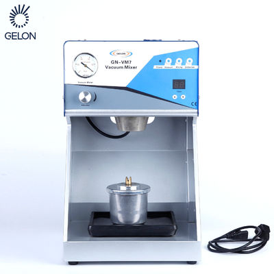 Lab Planetary Vacuum Mixer with Built-in Vacuum Pump and Dual-Shaft Planetary Ribbon Stirring Paddle for Multi-Stage Speed Operation