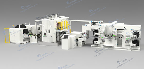 Roll to Roll Integrated Calendaring & Slitting Machine for Battery Production Line