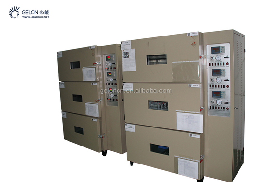 Gelon Lithium Lon Battery Electrode High Baking Three Layers Vacuum Oven Production Line Oven Equipment