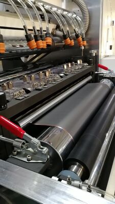 Automatic Roll to Roll Electrode Continuous Slitting Machine for Lithium Ion Batteries with 70 - 250μm Thickness and 0 - 40m/min Cutting Speed