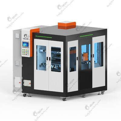 Automatic Electrode Slitting Machine with High-Precision ±0.1mm Accuracy, Servo-Controlled Blade Drive, and Dual-Shaft Rewinding for Lithium Battery Manufacturing