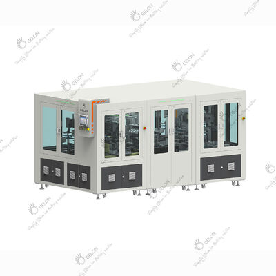 Automatic Dual-Station Z-Fold Stacking Machine with CCD Vision Positioning for High-Speed Lithium Battery Assembly