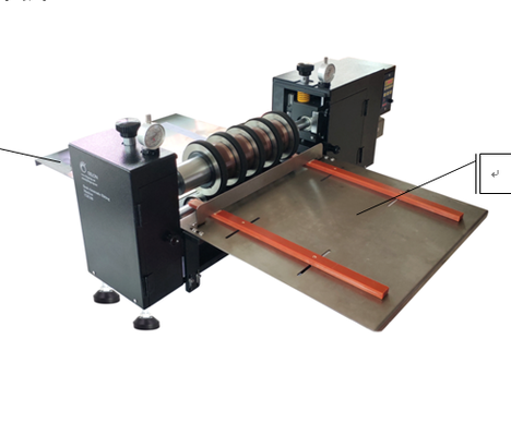 Lab Lithium Cell Electrode Electric Slitting Machine with ≤1500mm Maximum Slitting Length, ±0.05mm Accuracy, and D2 Material Knife