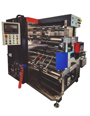 Lithium Battery Electrode Slitting Machine with ±0.05mm Precision, Circular Knife Cutting, and 40-200mm Reel Width