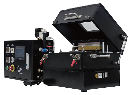 Pouch Cell Six-in-One Sealing Machine for Lithium Battery Lab Research & Glove Box Use, Top/Side Sealing, Vacuum Pre-Sealing & 2nd Sealing, Electrolyte Filling & Standing