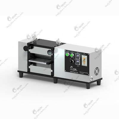 Laboratory Calendering Machine with Adjustable Roller Gap 0-1.2 mm and Hard Chrome-Plated Rollers for Lithium Battery Electrodes, Glove Box Compatible