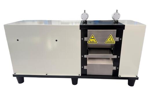 400mm Width Heated Electric Calendering Machine Roll Press with 0.02mm Gap Adjustment Precision for Lab Battery Electrode R&D